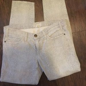 Current Elliot python print jeans